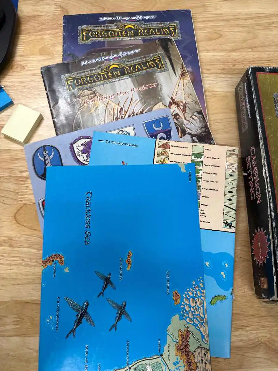 Forgotten Realms 1st printing