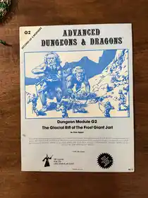 #30 AD&D G2 Glacial Rift of the Frost Giant Jarl - Mono | 2nd
