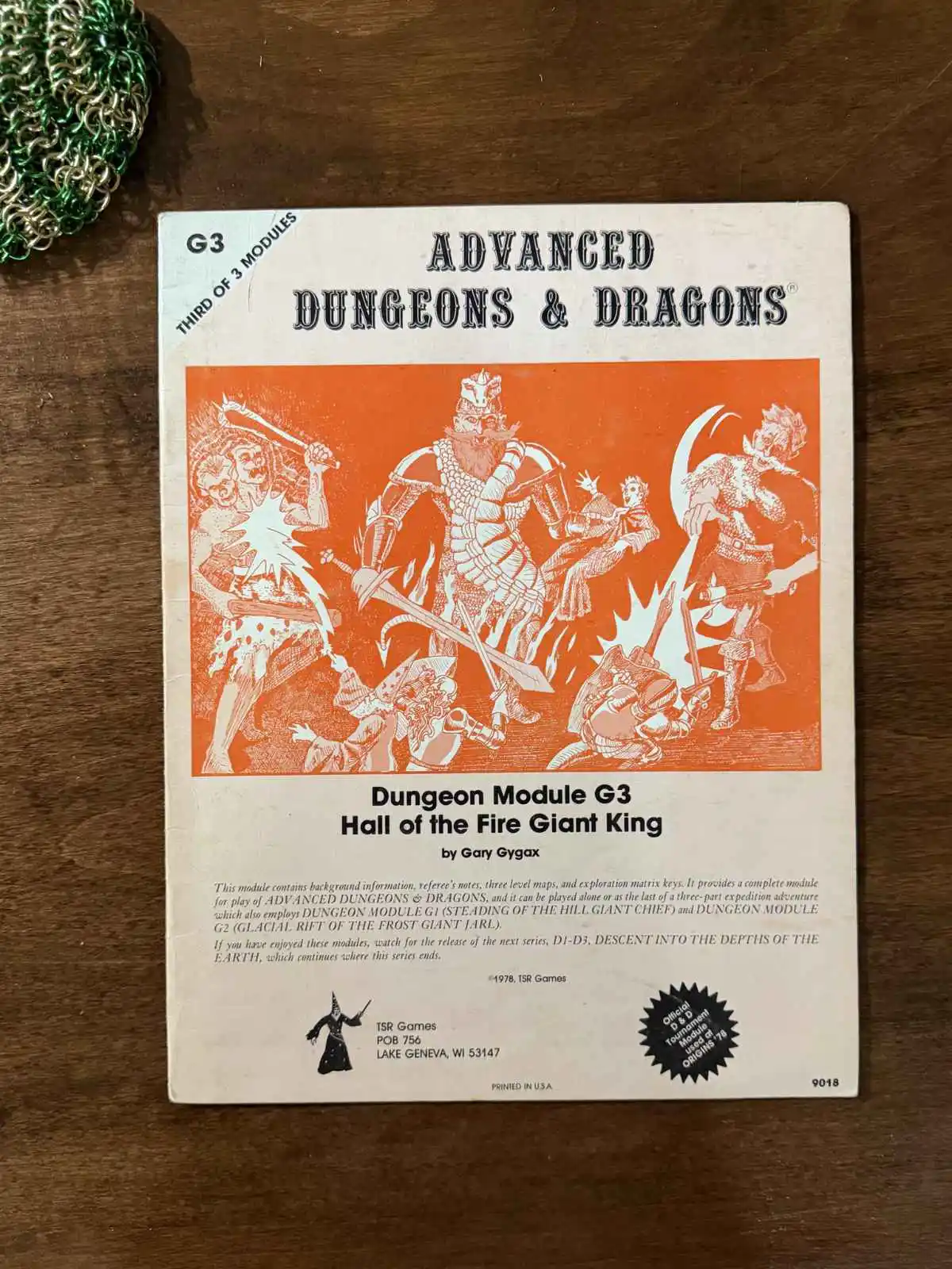 #31 AD&D G3 Hall of the Fire Giant King - Mono | 2nd