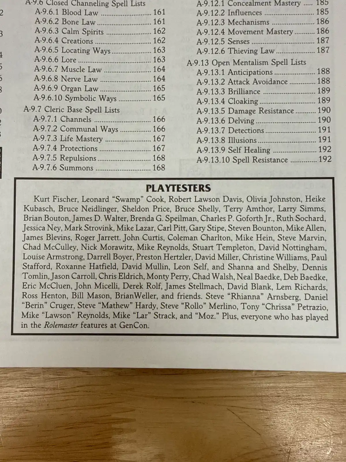 Rolemaster Fantasy Role Playing