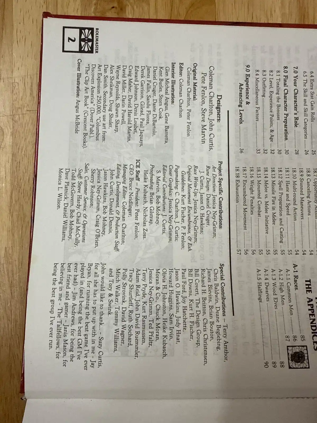 Rolemaster Fantasy Role Playing