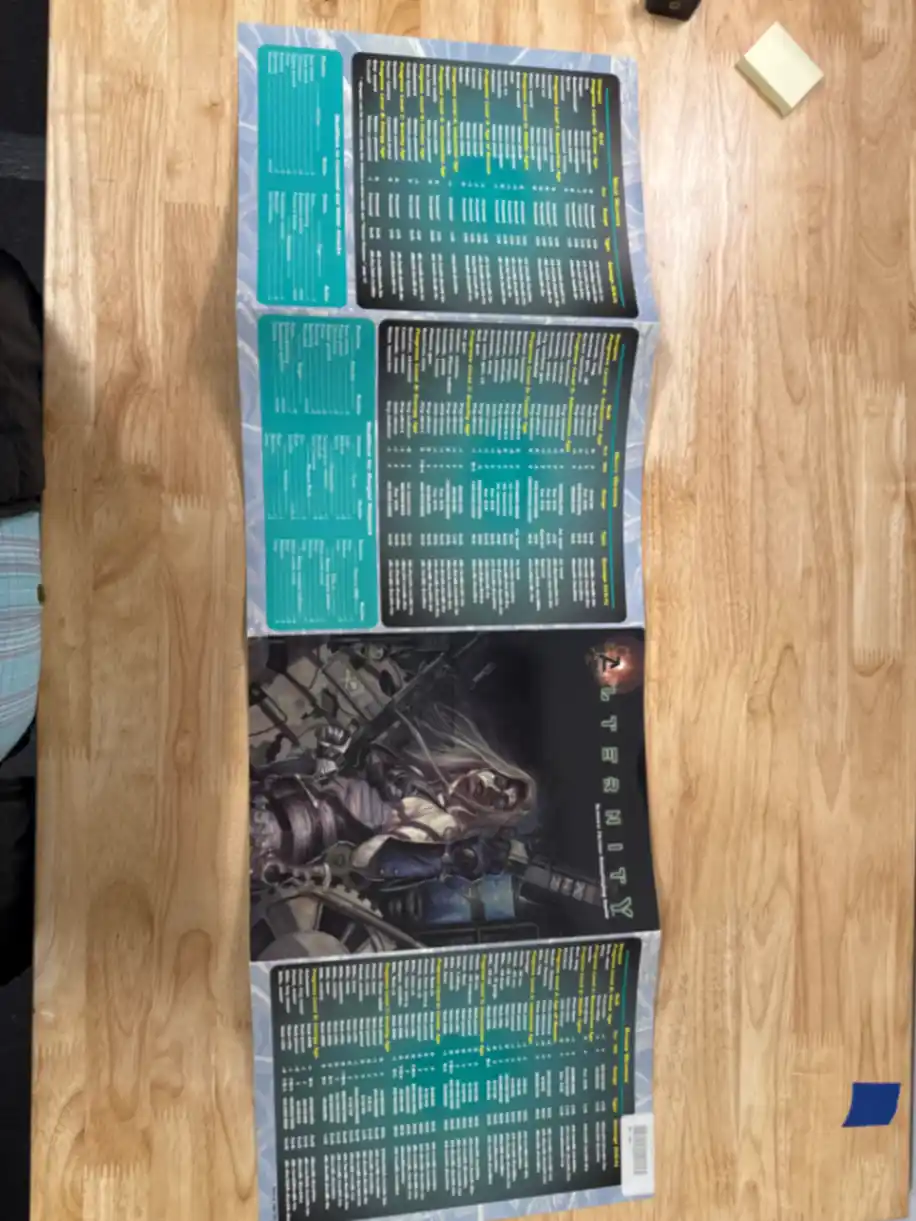 Alternity RPG GM Screen