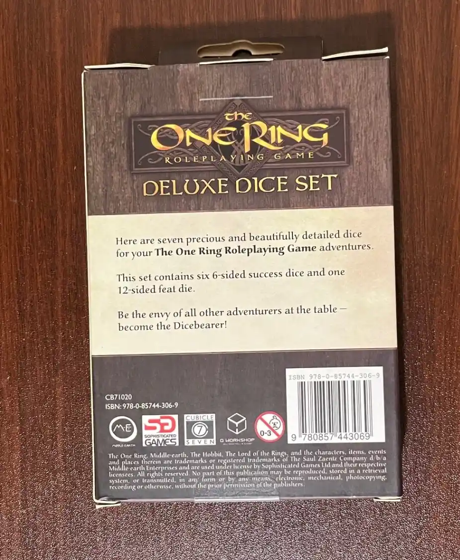 The One Ring RPG Deluxe Dice Set