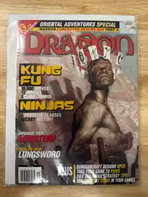 Dragon Magazine #289 WITH MAP INSERT