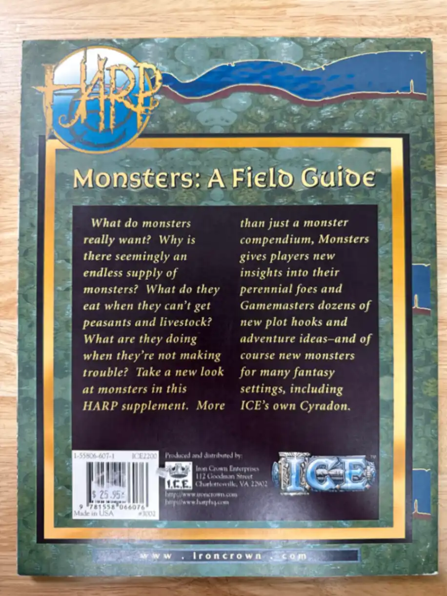 HARP Monsters: A Field Guide