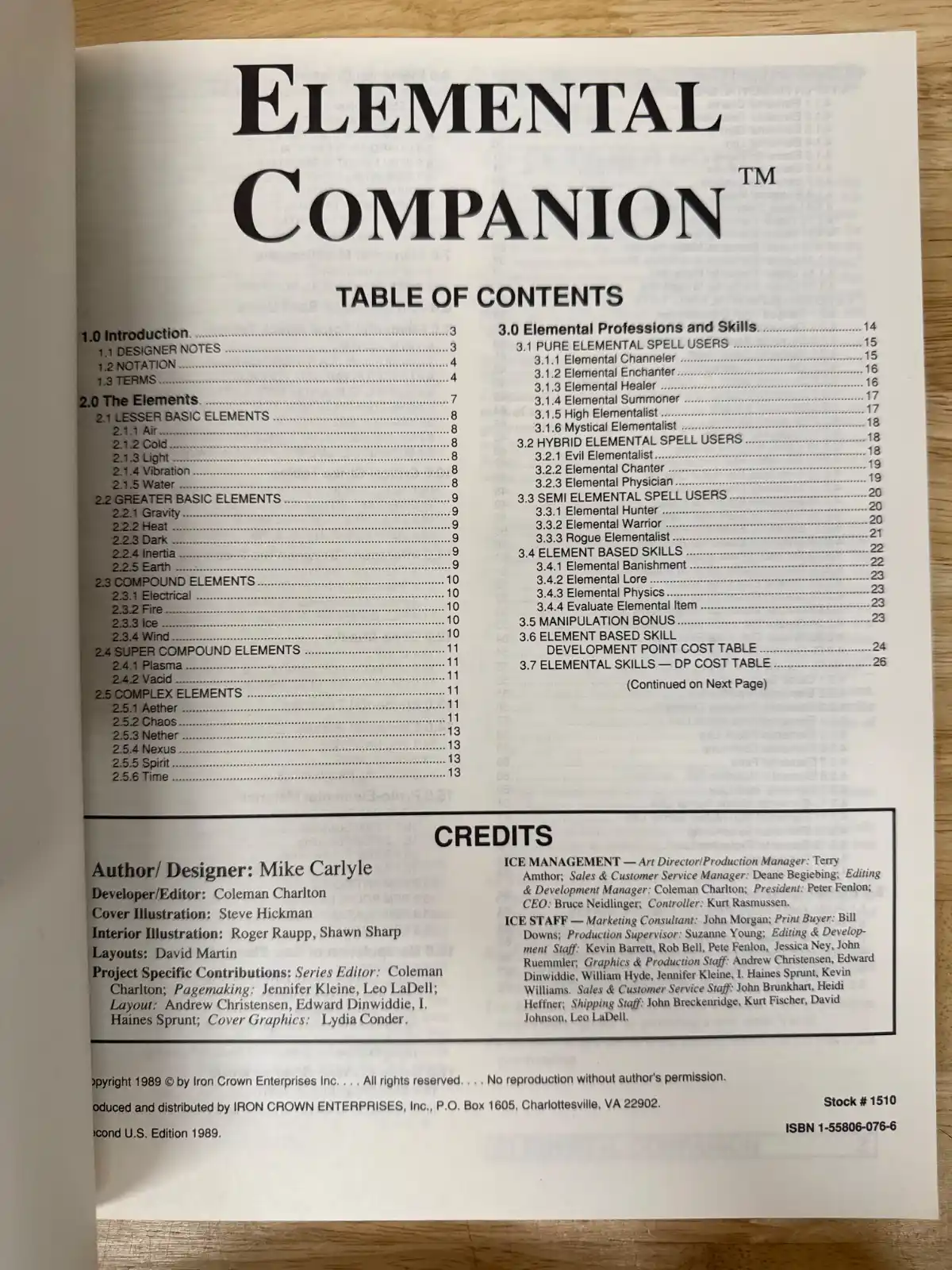 Elemental Companion