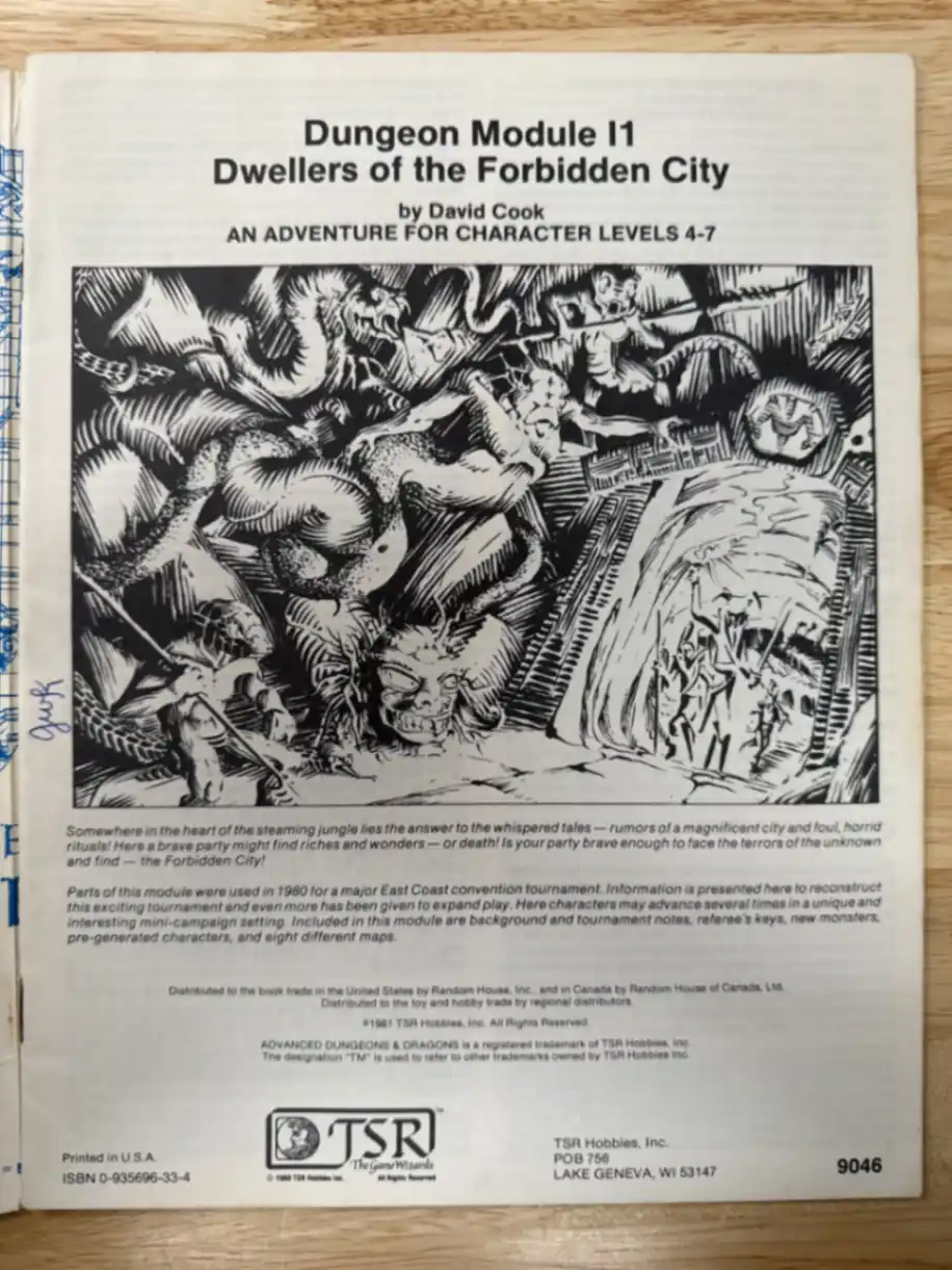 Dwellers of the Forbidden City I1