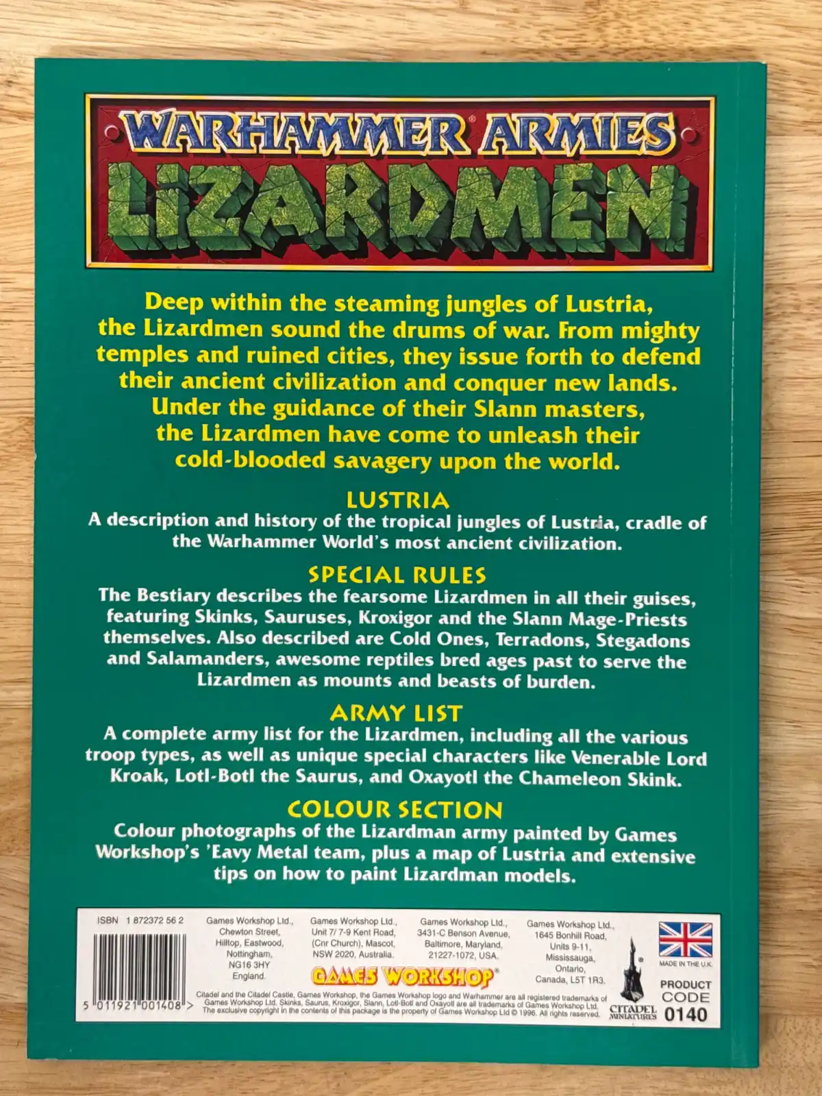 Warhammer Armies: Lizardmen