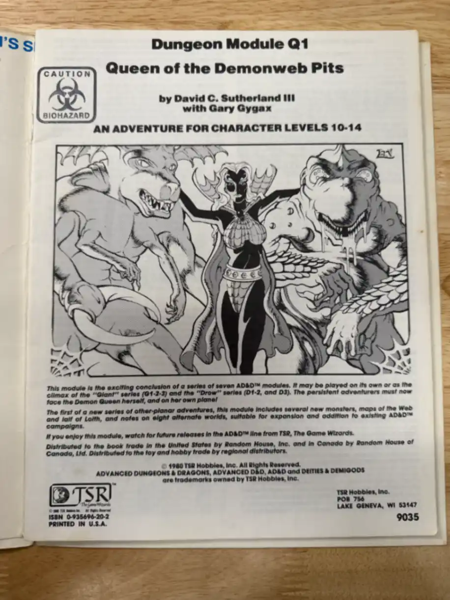 Queen of the Demonweb Pits Q1