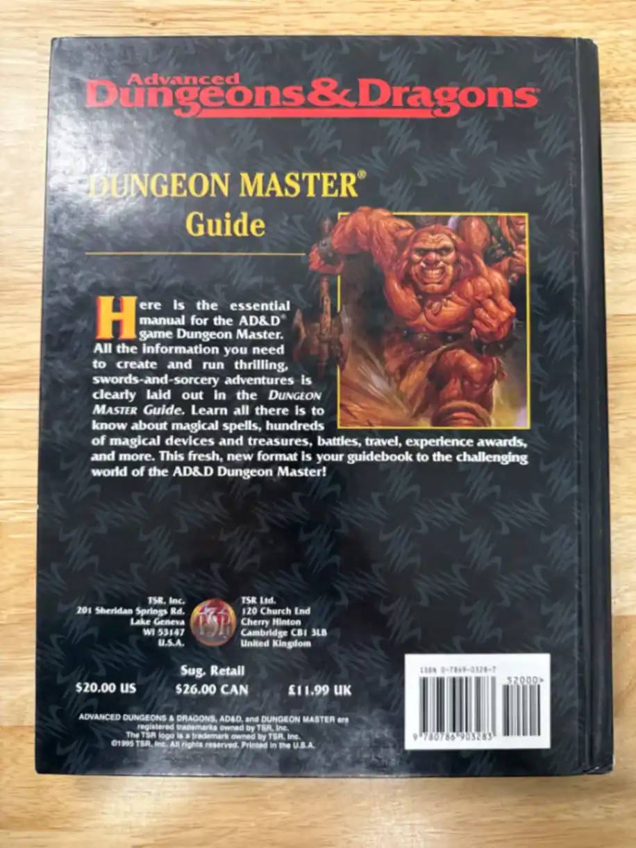 Dungeon Master Guide for the AD&D Game