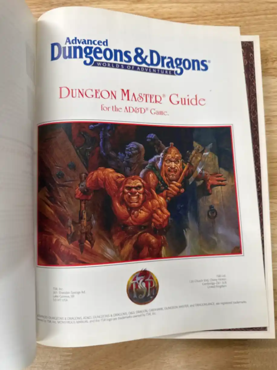 Dungeon Master Guide for the AD&D Game