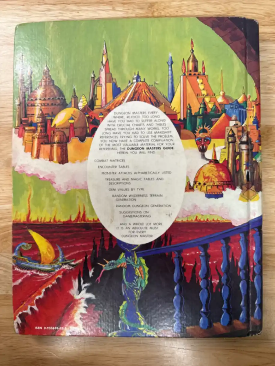 AD&D 1E Dungeon Masters Guide Revised Edition 1979