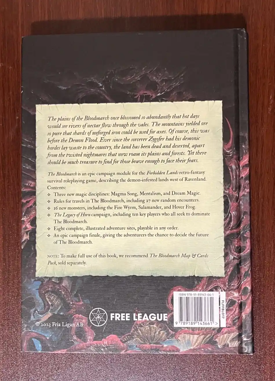 The Bloodmarch w Map & Card pack