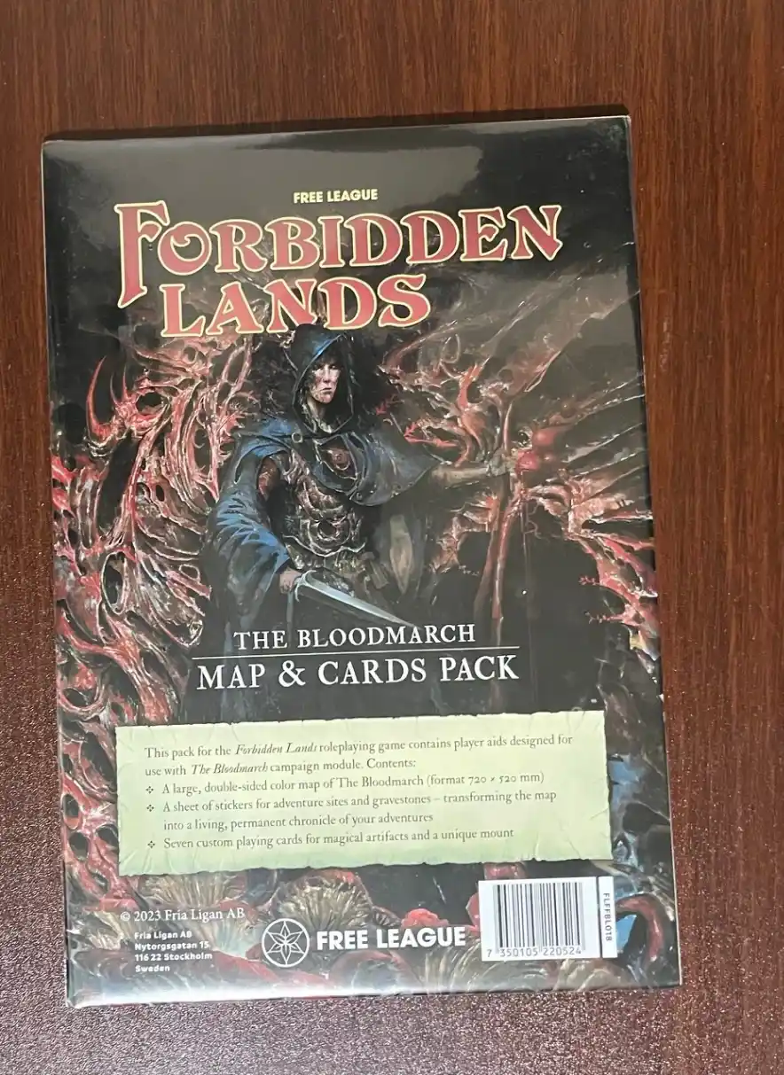 The Bloodmarch w Map & Card pack