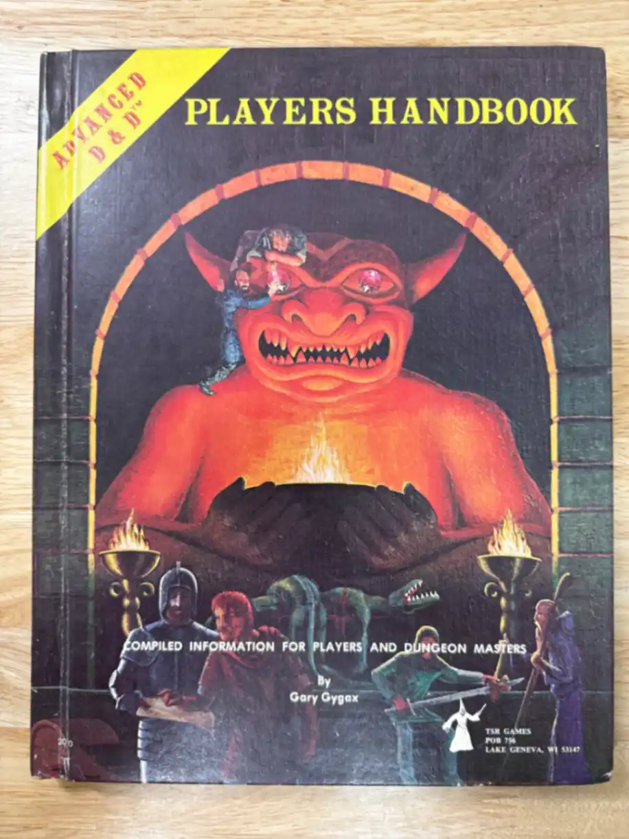 AD&D 1E PLAYERS HANDBOOK