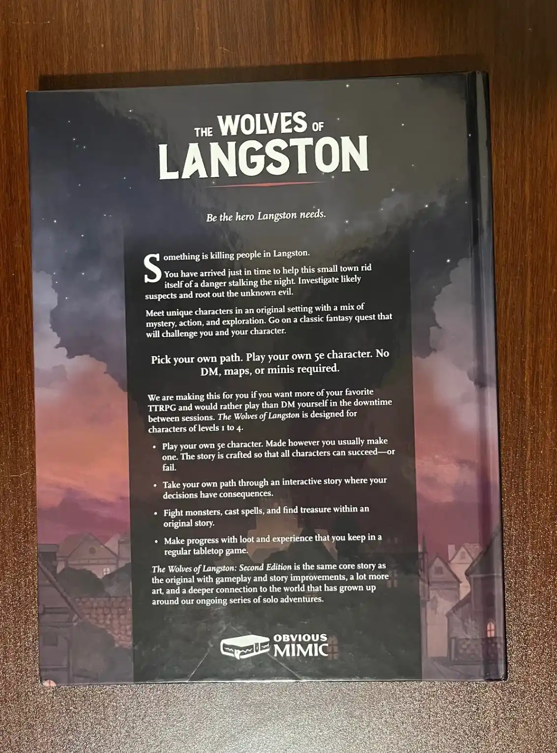 The Wolves of Langston Solo Adventure (5E)