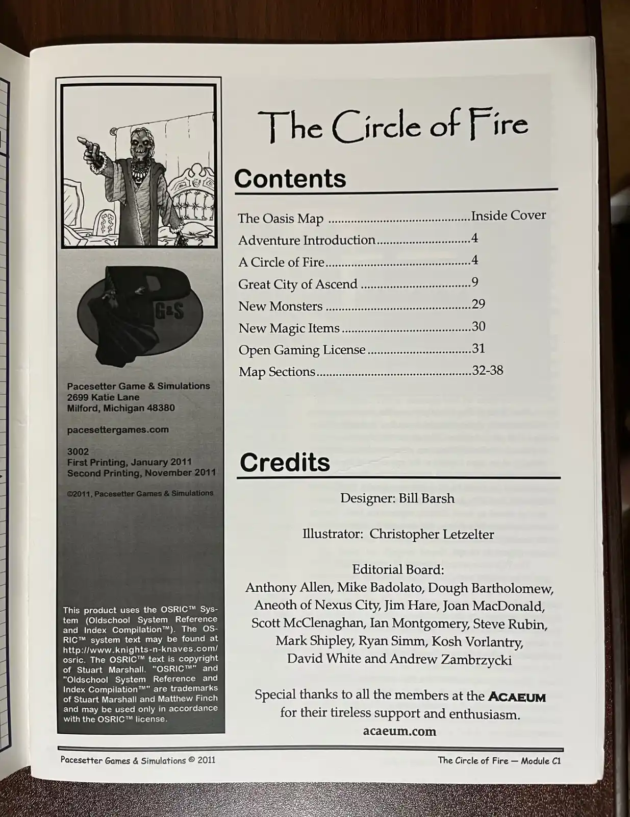 C1 The Circle of Fire