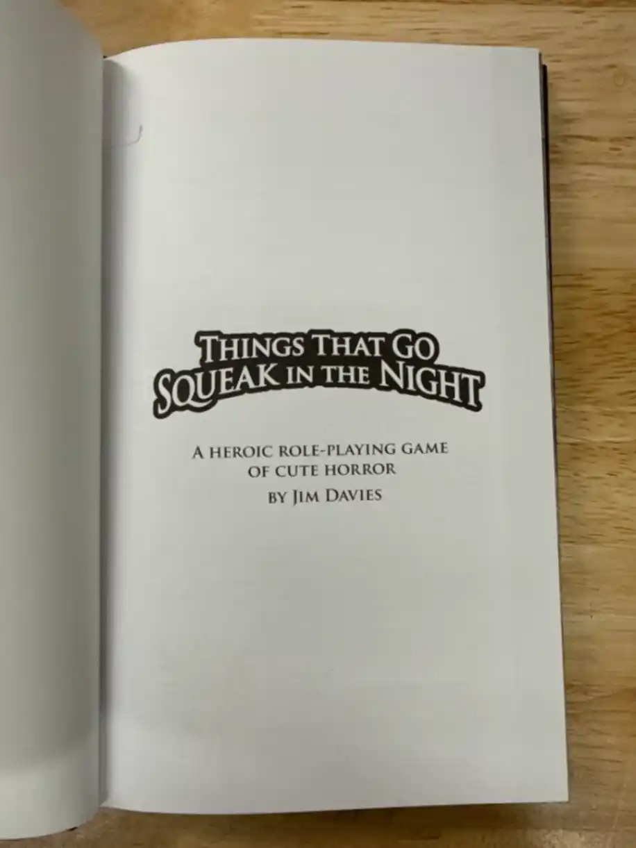 Things That Go Squeak In The Night