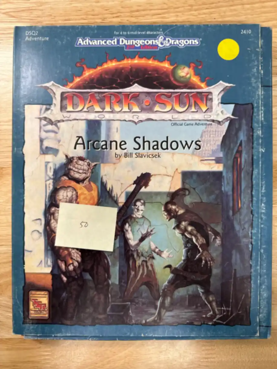 Arcane Shadows DSQ2 Dark Sun