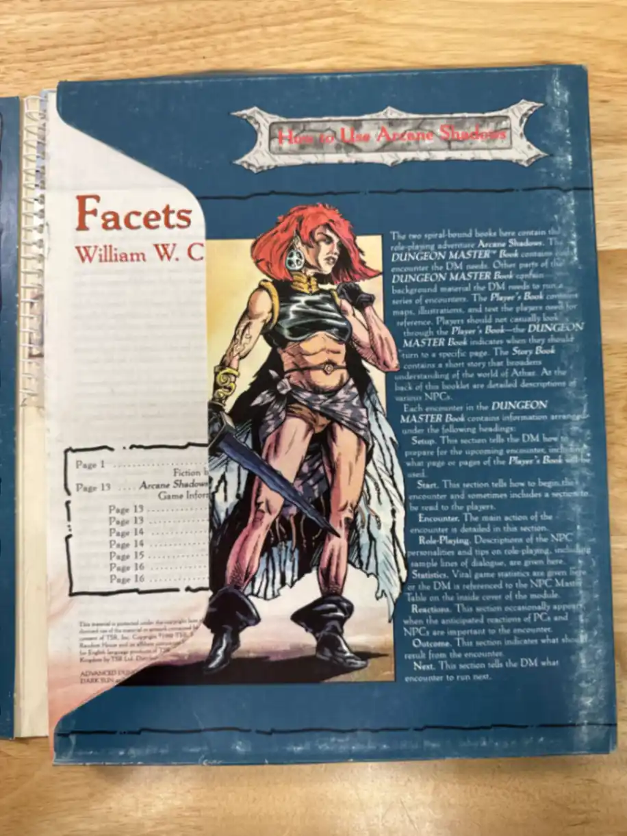 Arcane Shadows DSQ2 Dark Sun