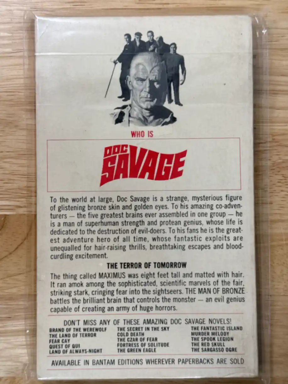Doc Savage #39 World’s Fair Goblin