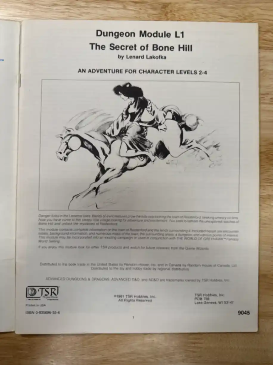 The Secret of Bone Hill L1