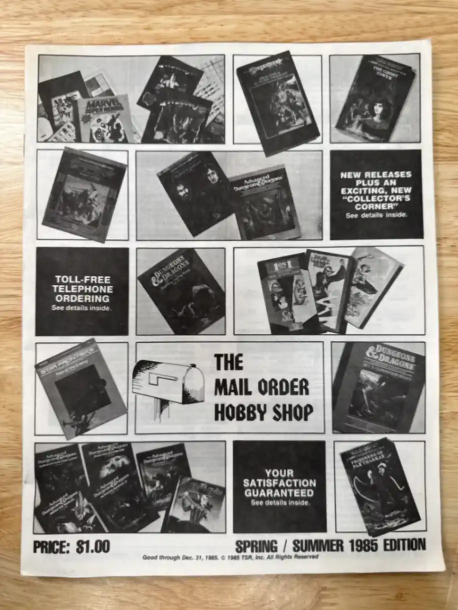 The Mail Order Hobby Shop Catalog Spring/Summer 1985 Edition