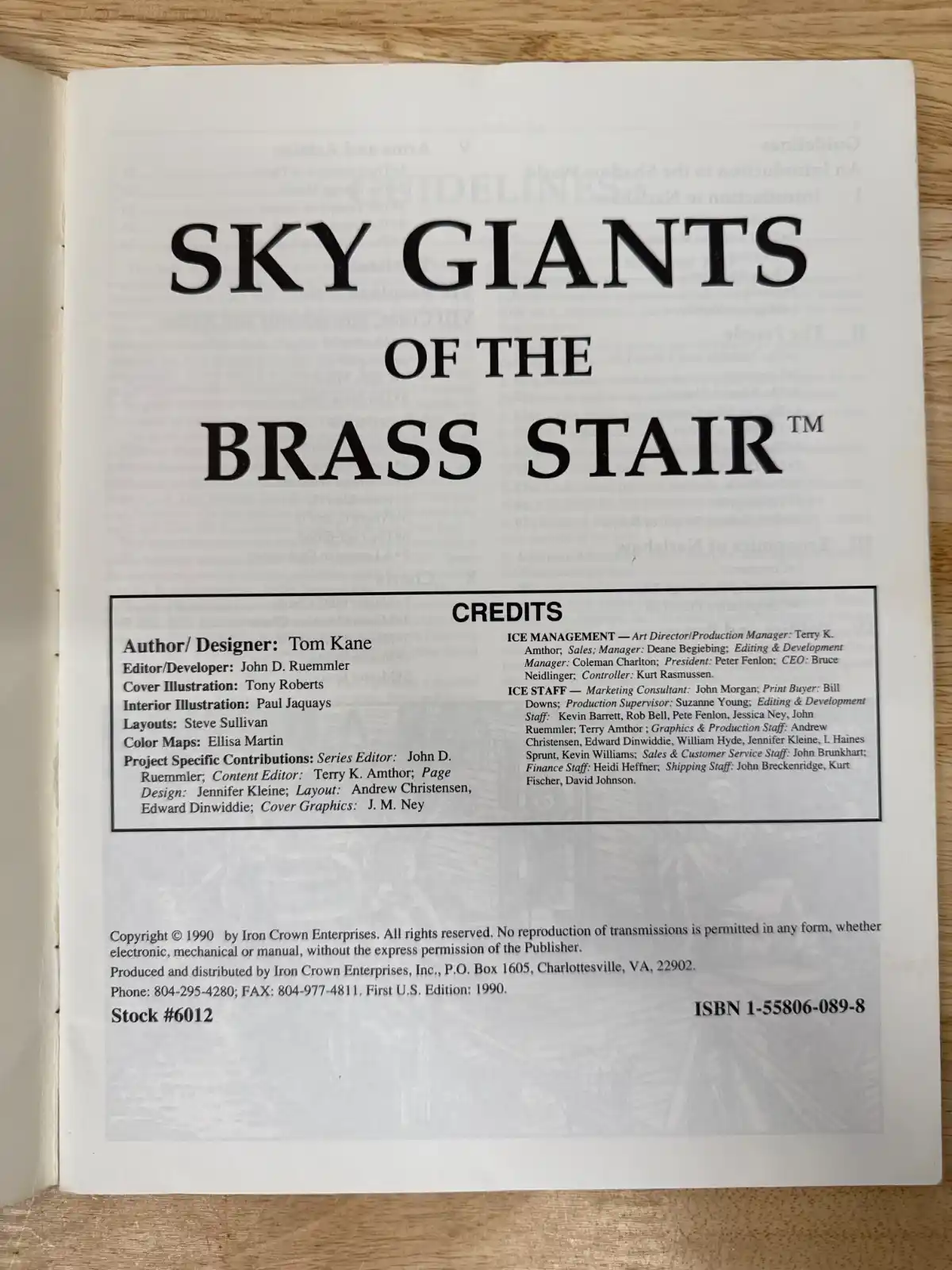 SKY GIANTS of the Brass Stair
