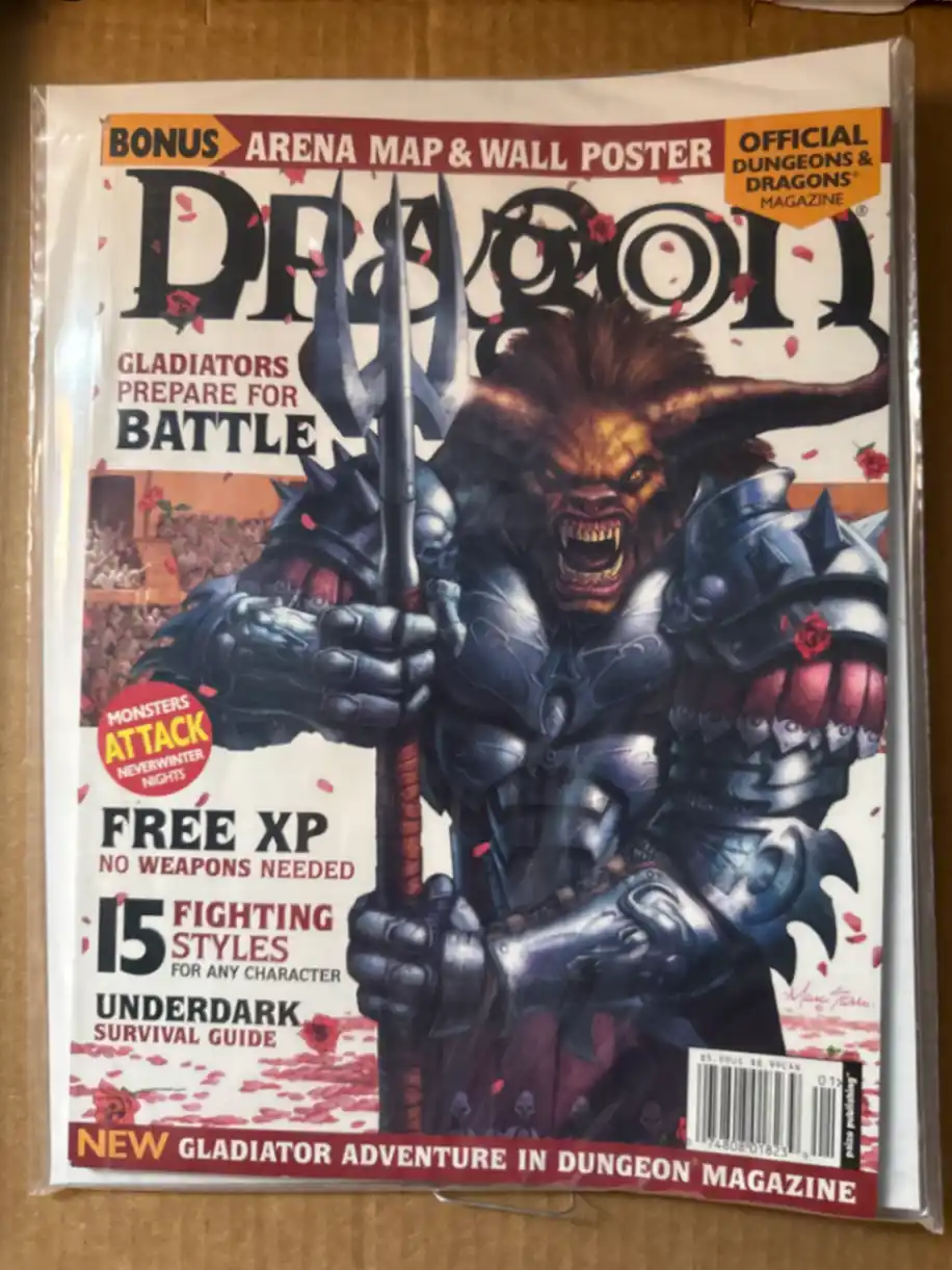Dragon Magazine #303 with POSTER