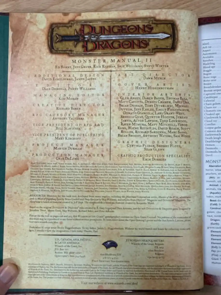 Monster Manual II