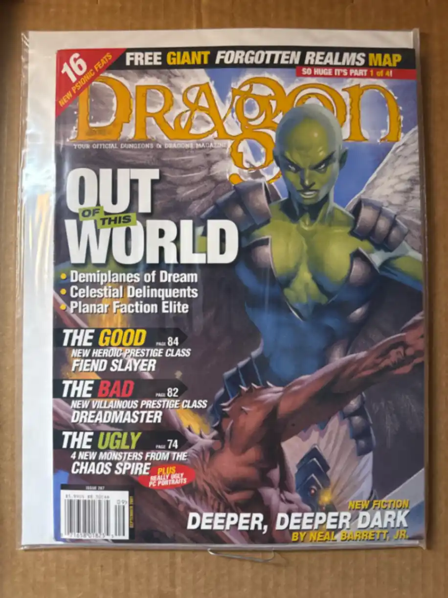 Dragon Magazine #287 with MAP