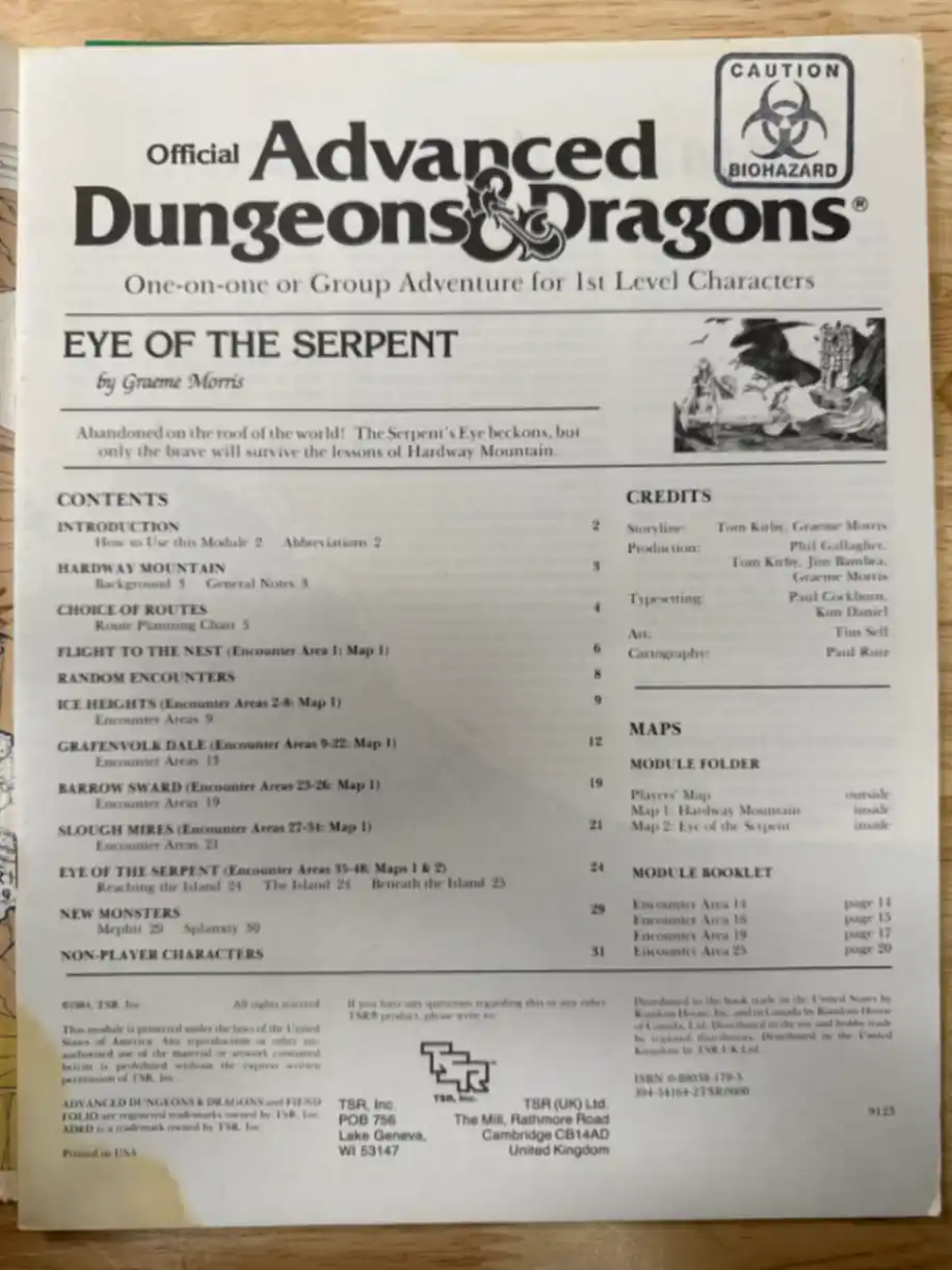 Eye of the Serpent UK5