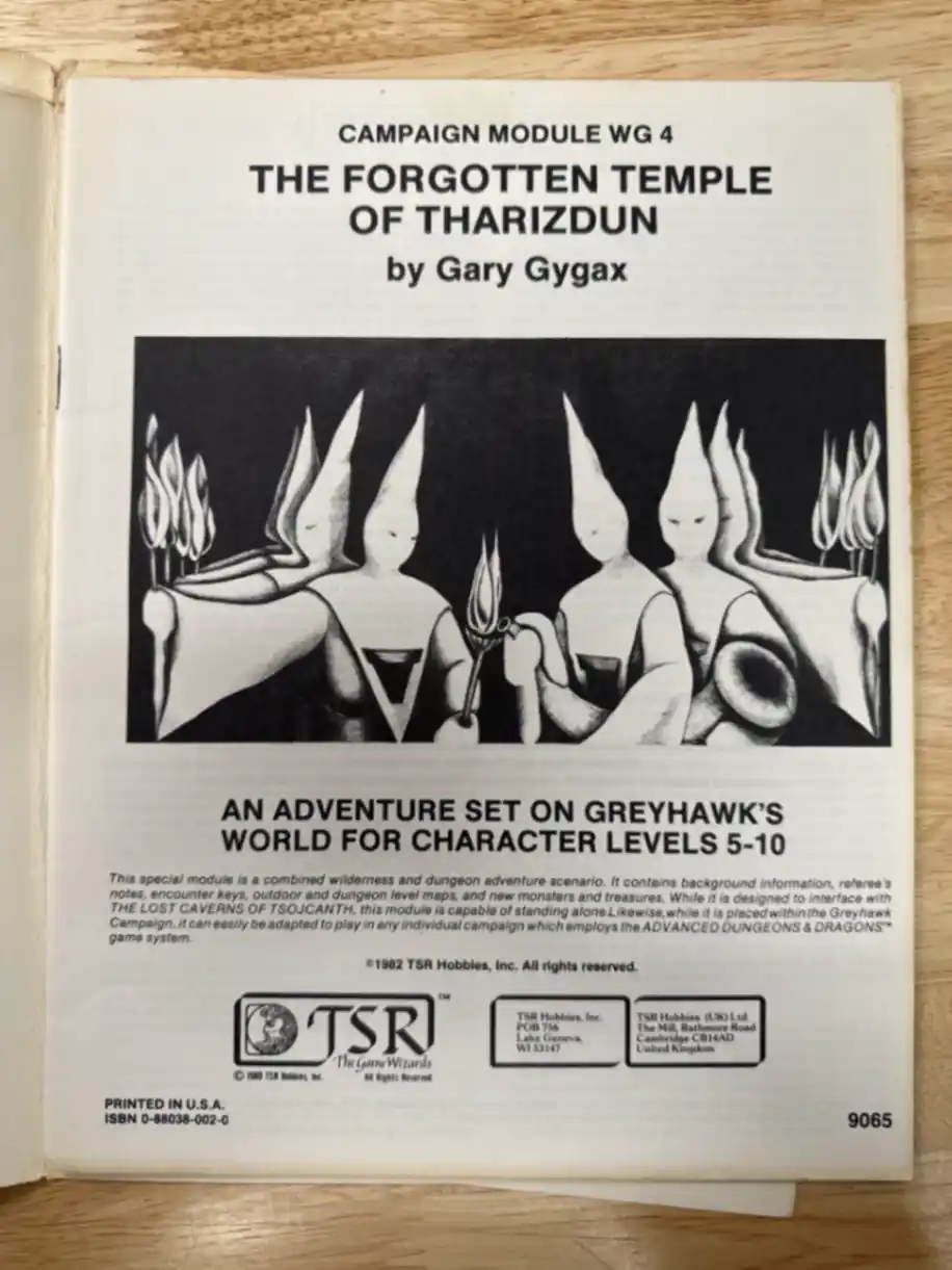 The Forgotten Temple of Tharizdun W4