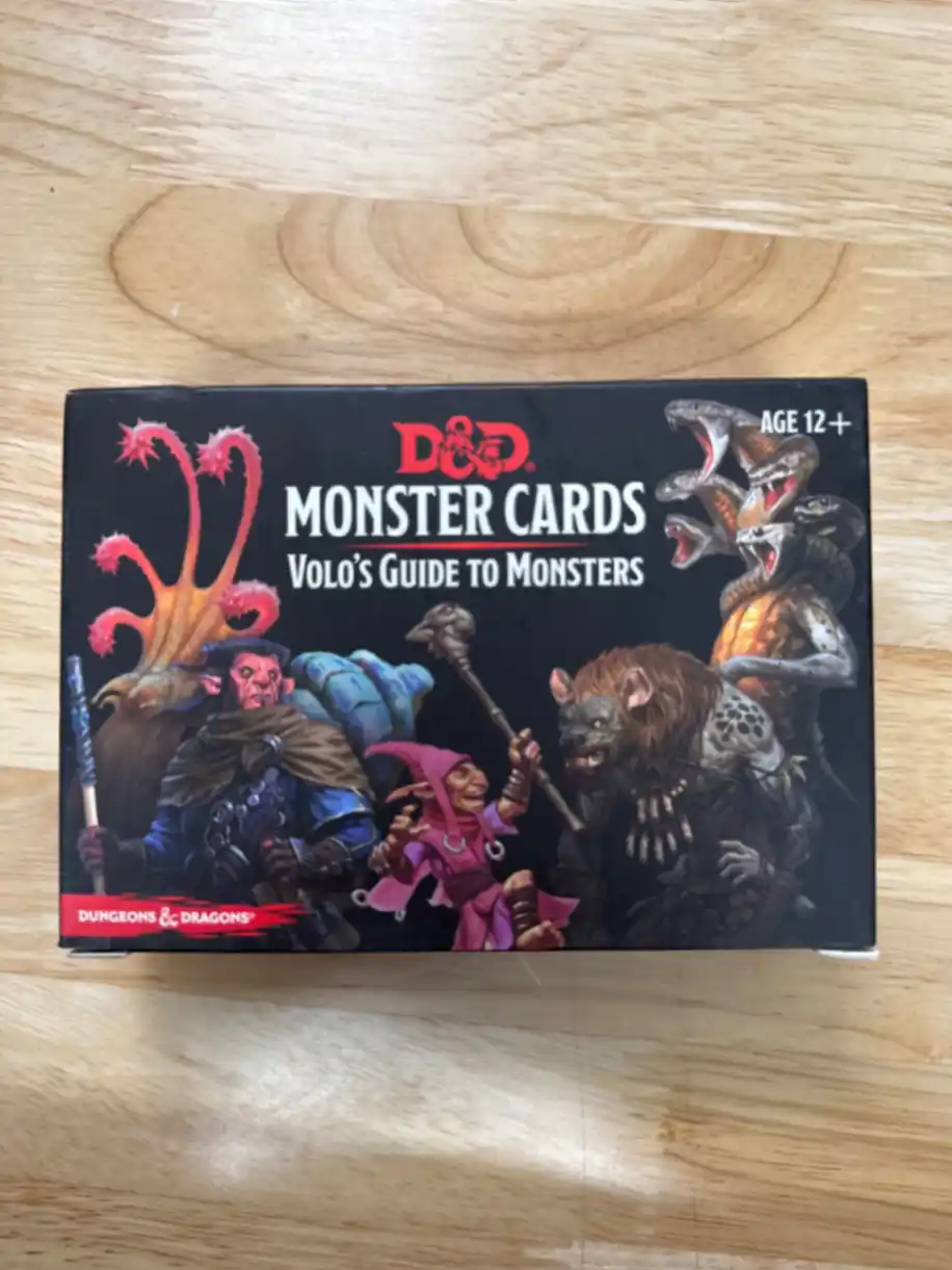 Dungeons & Dragons Spellbook Cards: Volo's Guide to Monsters (Monster Cards, D&D Accessory)