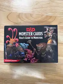 Dungeons & Dragons Spellbook Cards: Volo's Guide to Monsters (Monster Cards, D&D Accessory)