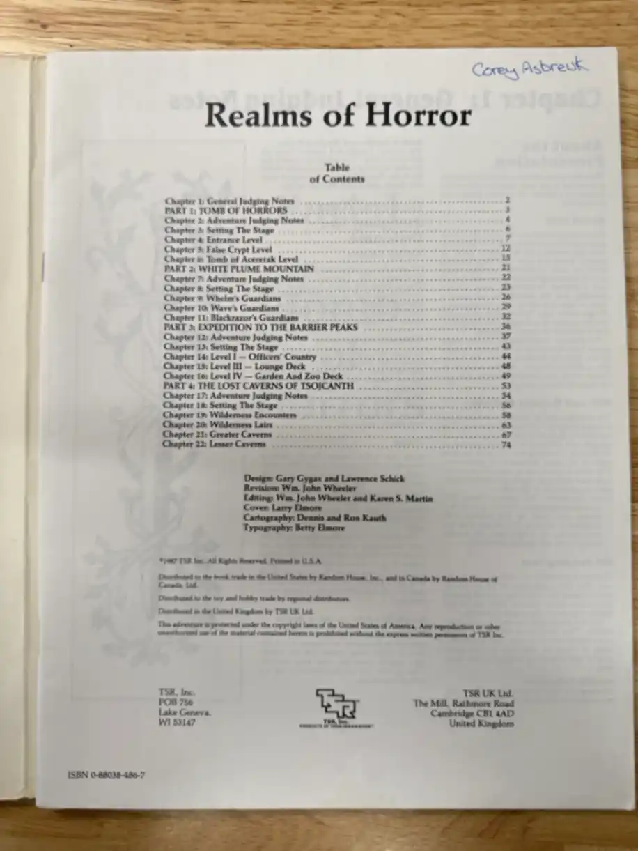 Realms of Horror S1-4 with booklets