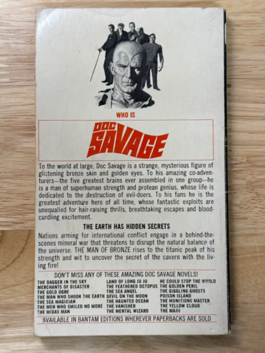 Doc Savage #61 The Living Fire Menace