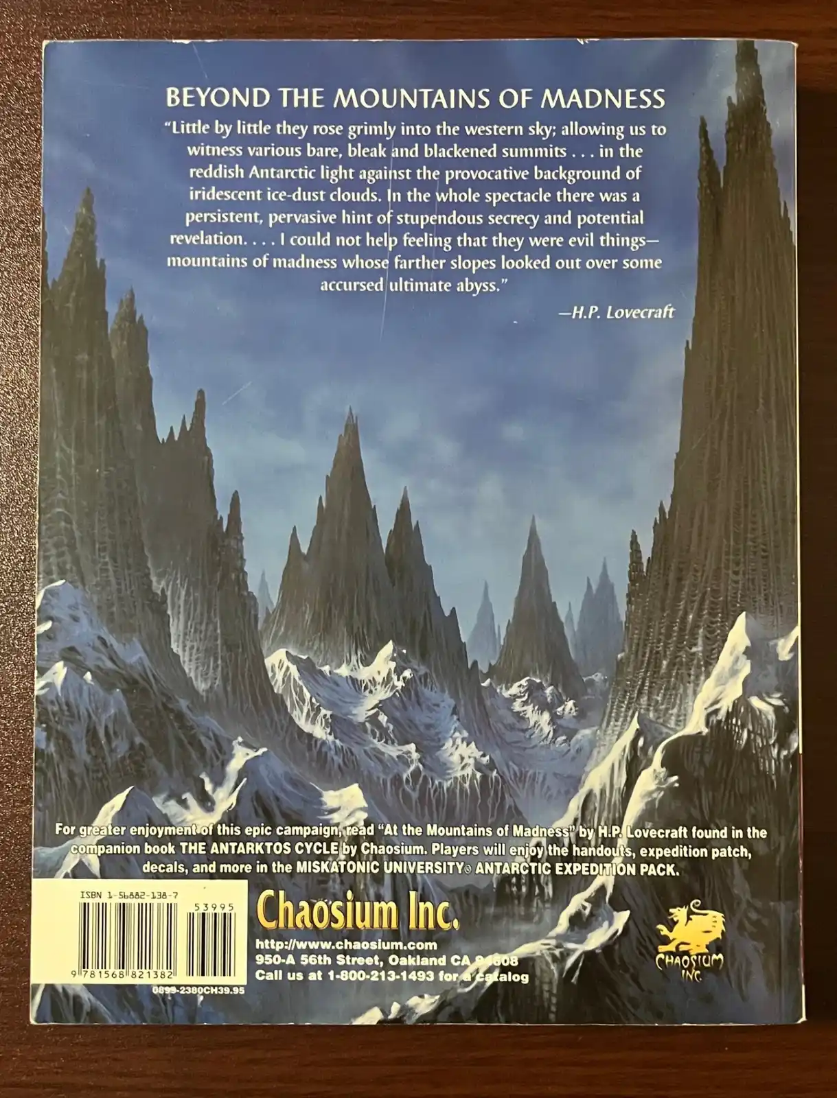 Beyond the Mountains of Madness