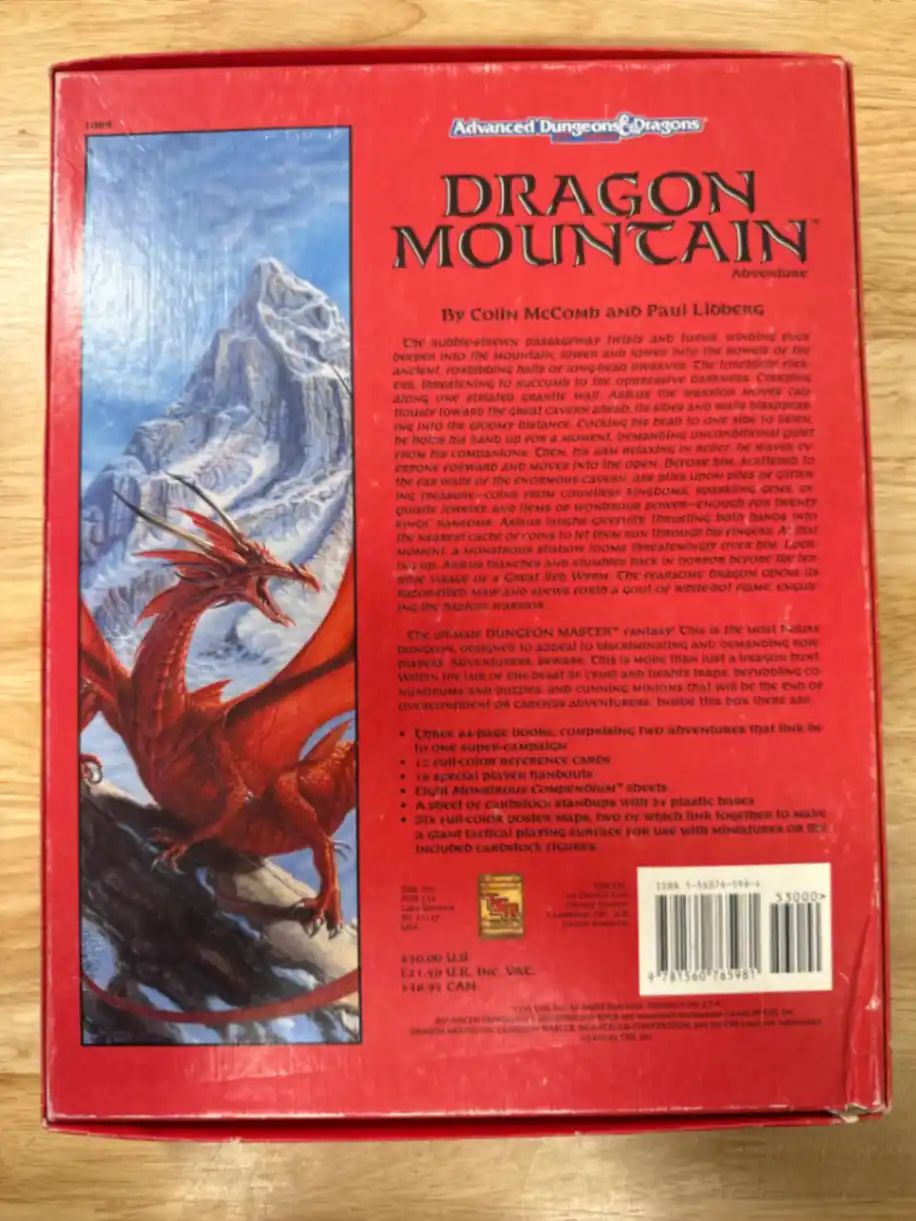 Dragon Mountain (AD&D 2nd Ed. Fantasy Roleplaying)