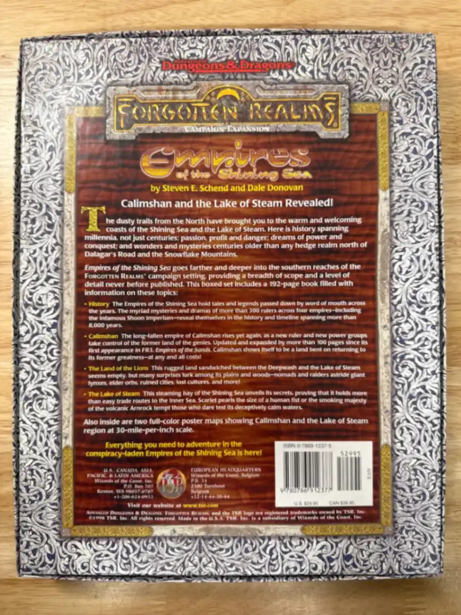 Empires of the Shining Sea (Advanced Dungeons & Dragons/Forgotten Realms) [BOX SET]