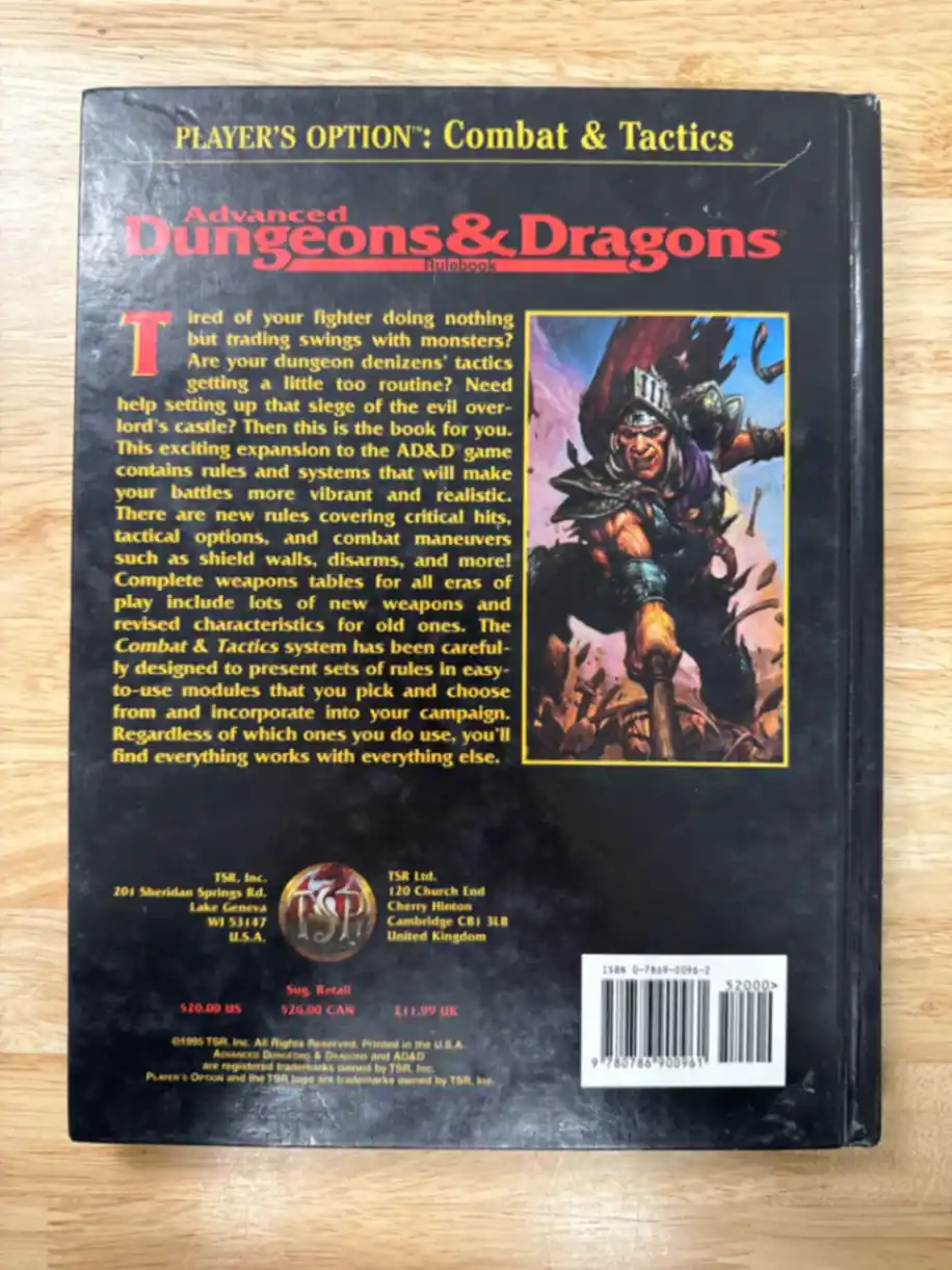 PLAYER'S OPTION: Combat & Tactics