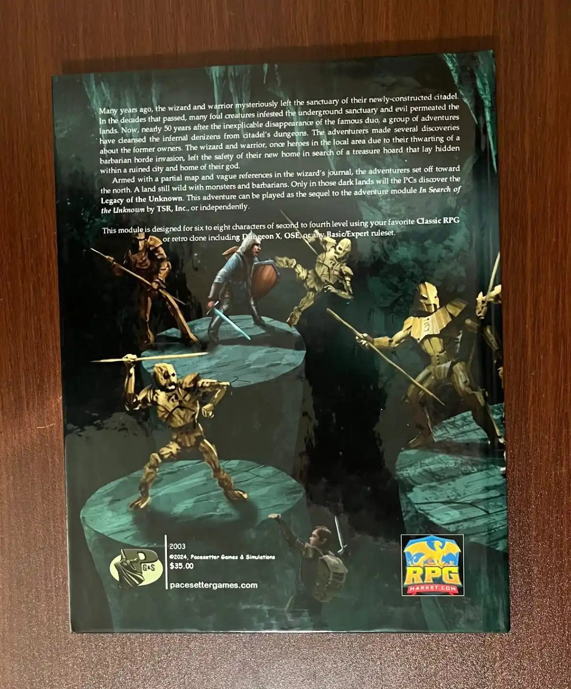 Legacy of the Unknown BX