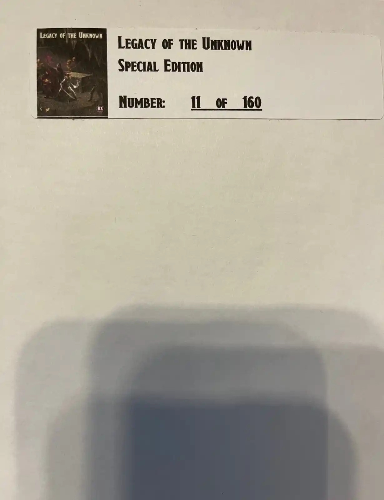 Legacy of the Unknown BX