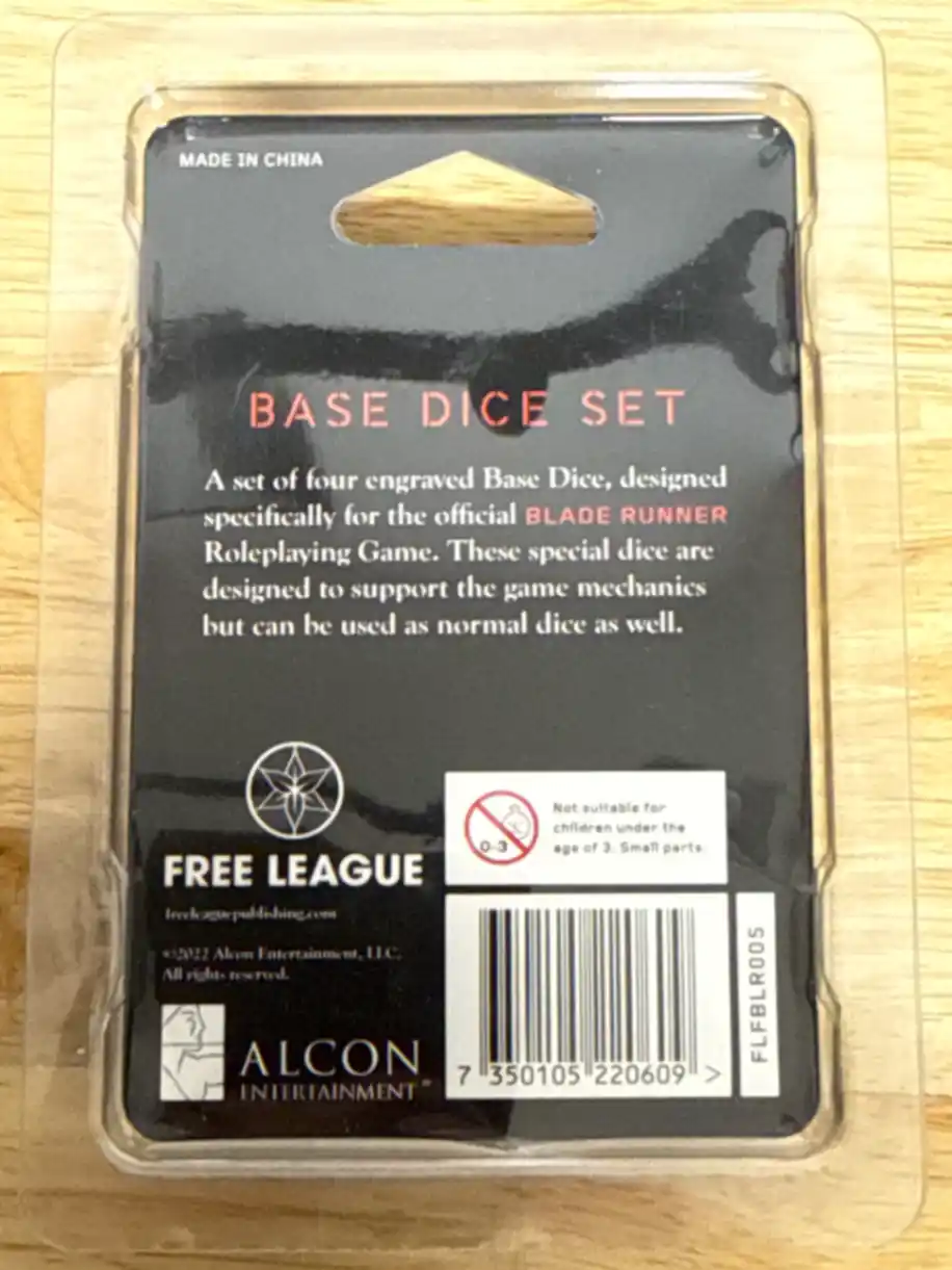 Blade Runner RPG Dice