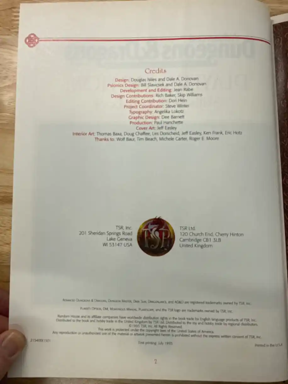 PLAYER'S OPTION: Skills & Powers (hardback)