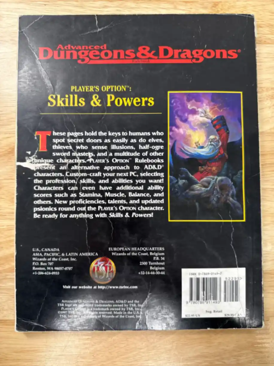 PLAYER’S OPTION: Skills & Powers