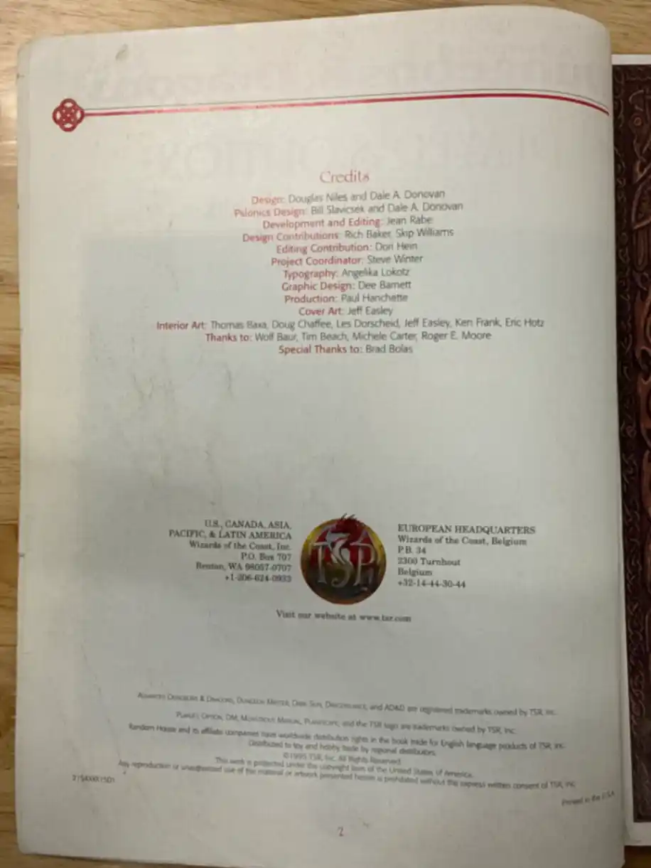 PLAYER’S OPTION: Skills & Powers