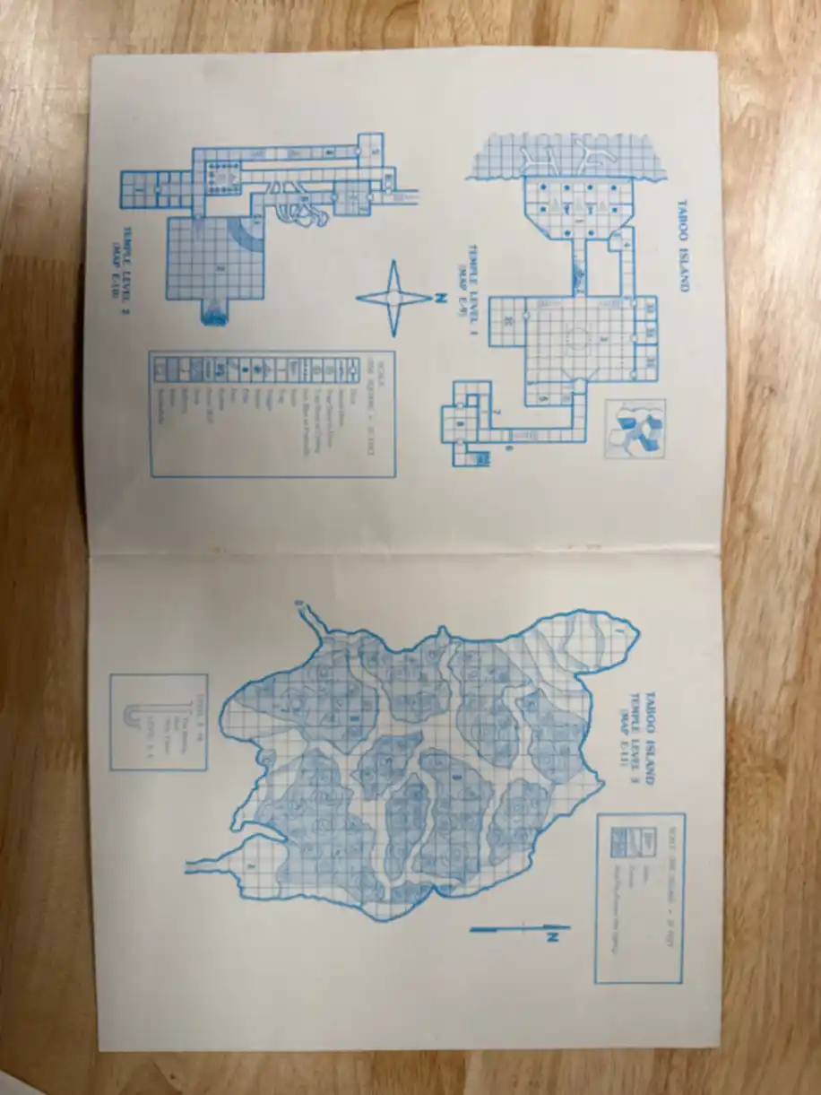 The Isle of Dread X1 first printing