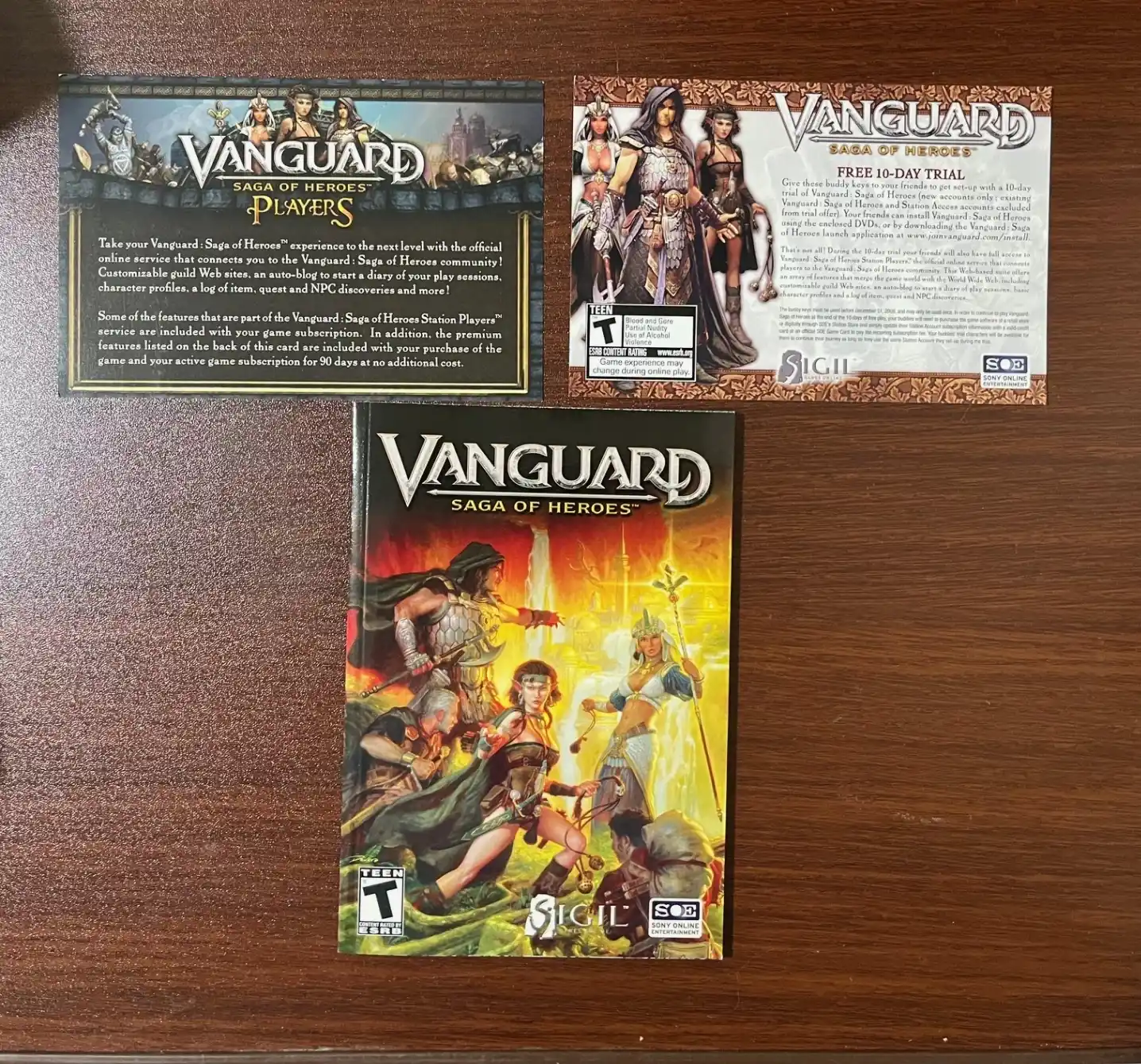 Vanguard Saga of Heroes Limited Edition Boxset