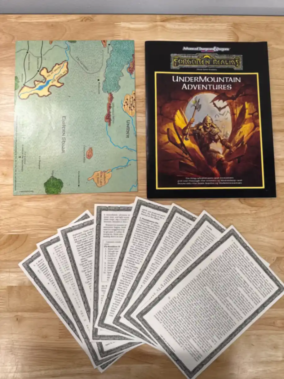 Ruins of UnderMountain (AD&D 2nd Ed. Fantasy Roleplaying, Forgotten Realms)